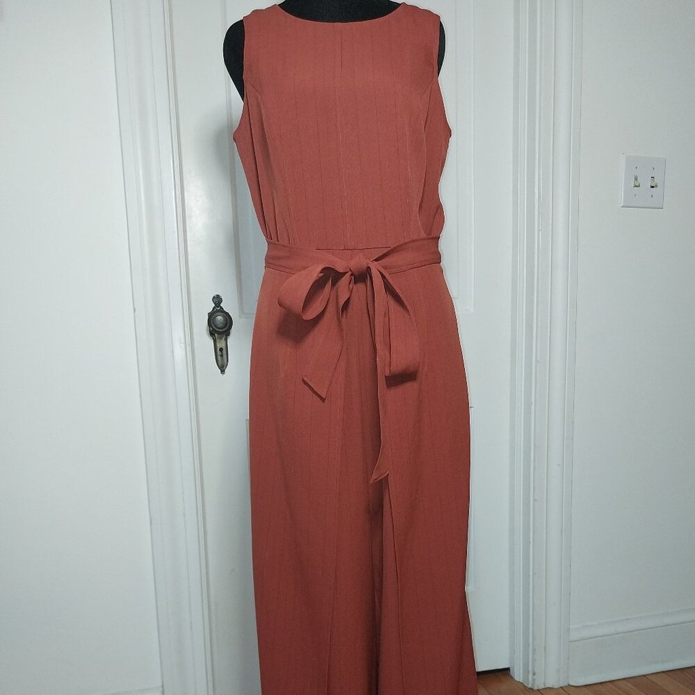 Rust Orange Harem Jumpsuit
